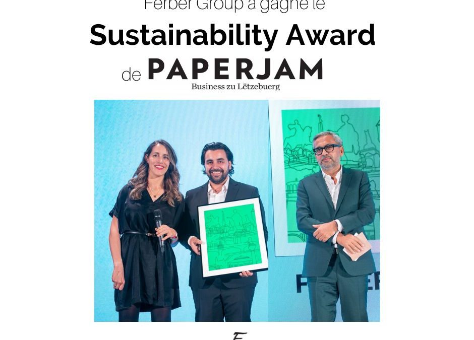 Gagnant du Paperjam Sustainability Award